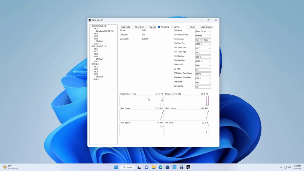 efc-sb evc2 interface