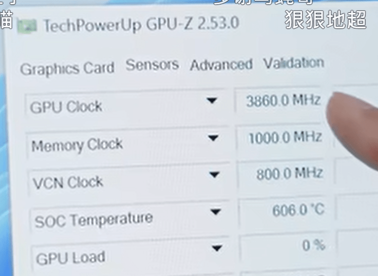 radeon 780m gpu frequency record