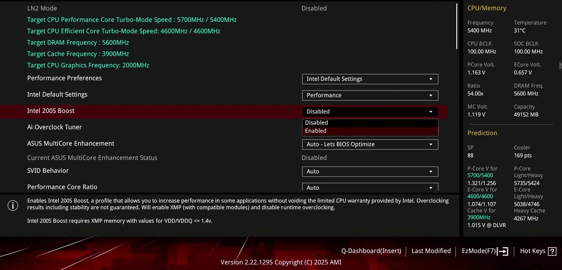 Intel 200S Boost - SkatterBencher
