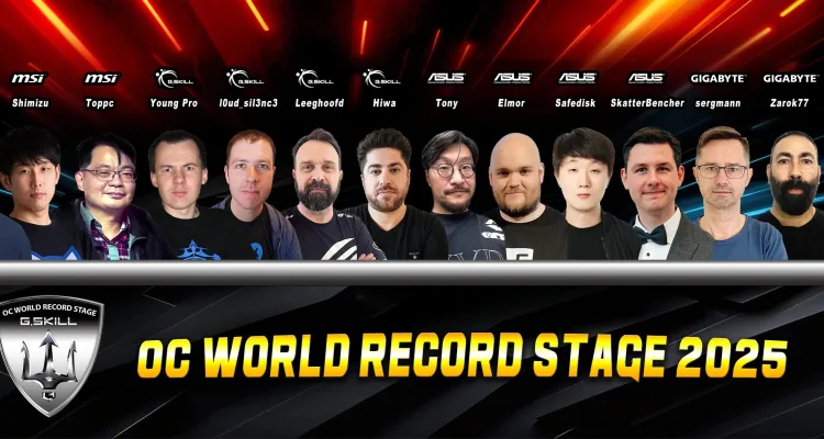 gskill oc world record state 2025