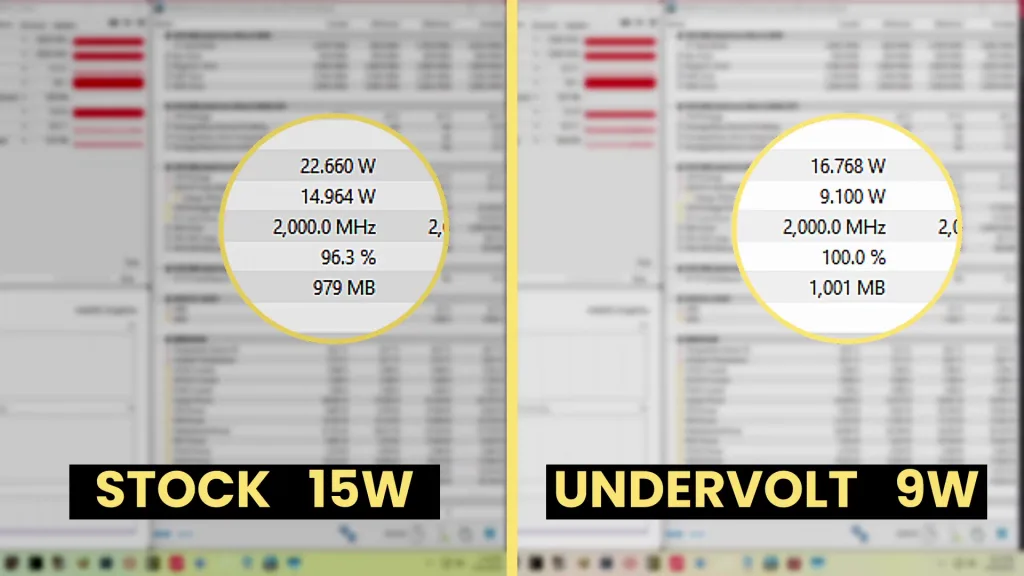 arrow lake intel graphics undervolt impact on power consumption