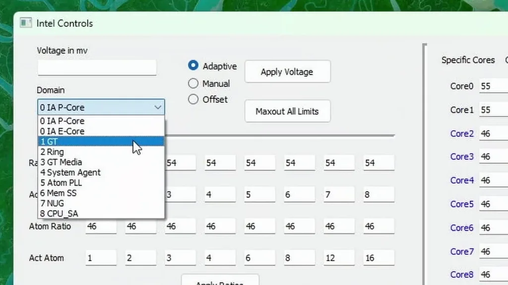 vccgt svid configuration shamino oc tool