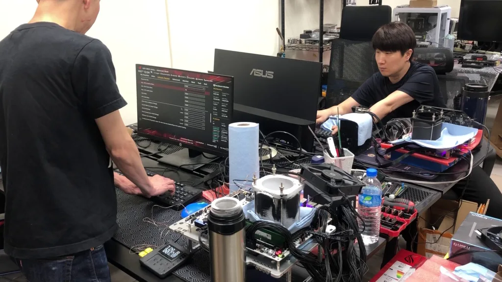 Shamino and SoonHo pretesting for Computex 2025