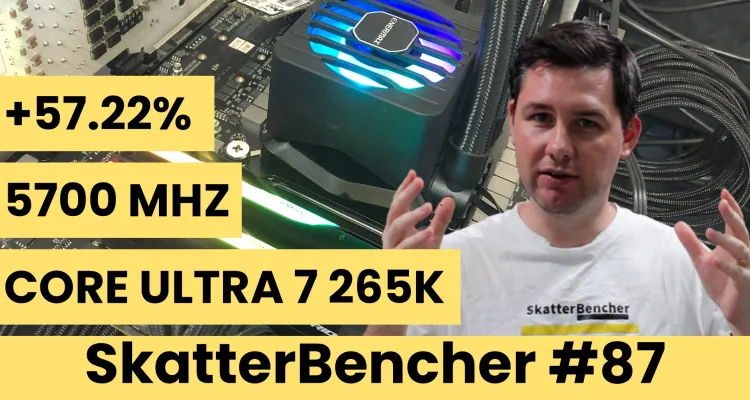 skatterbencher 87 core ultra 7 265k overclocking guide
