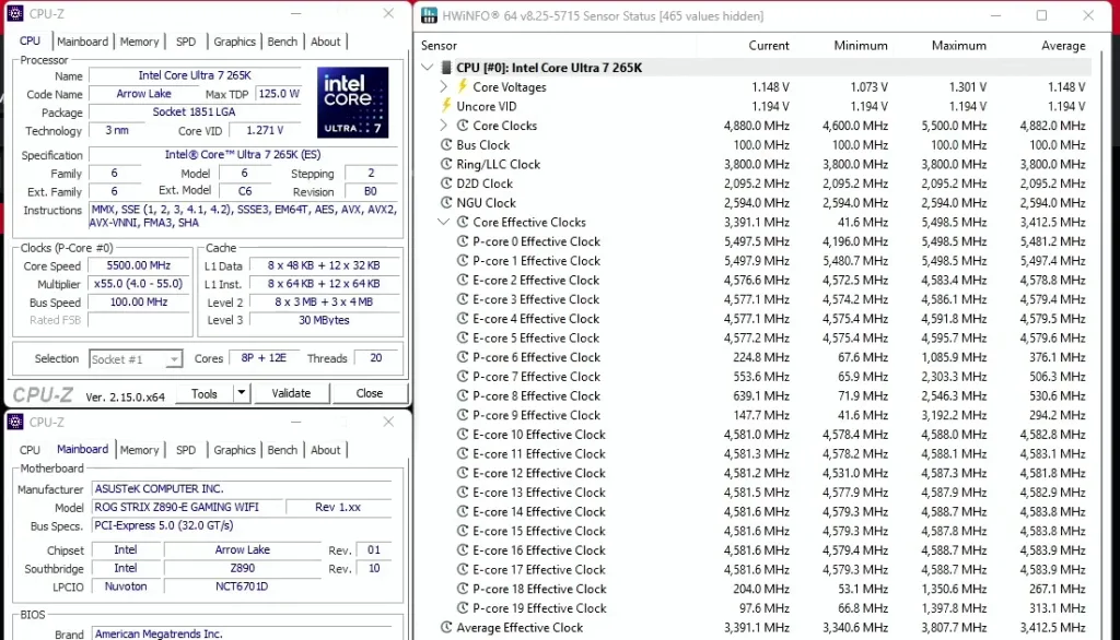 core ultra 7 265k turbo ratio limit example