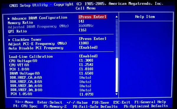 core i7-850 voltage for 4ghz bios
