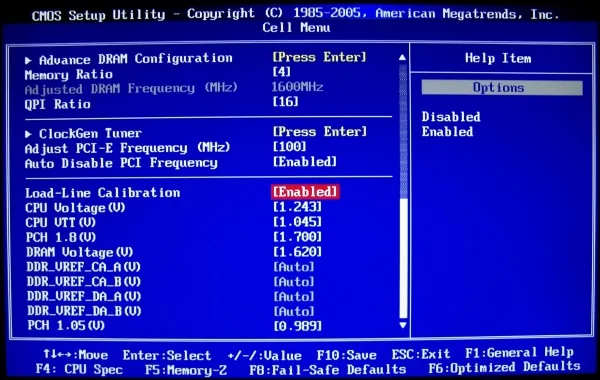 msi p55-gd80 load-line calibration bios