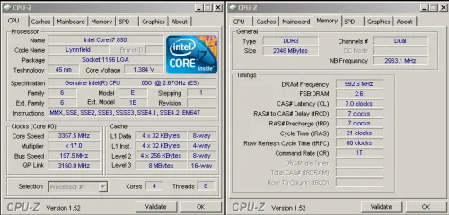 core i7-850 oc genie overclock