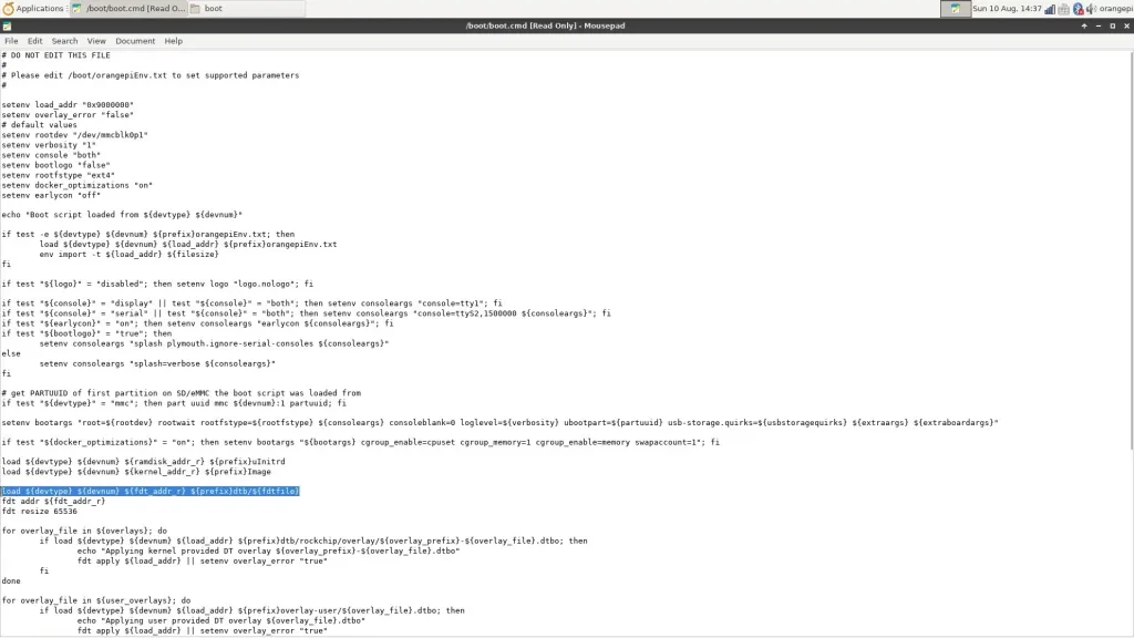boot.com dtb line