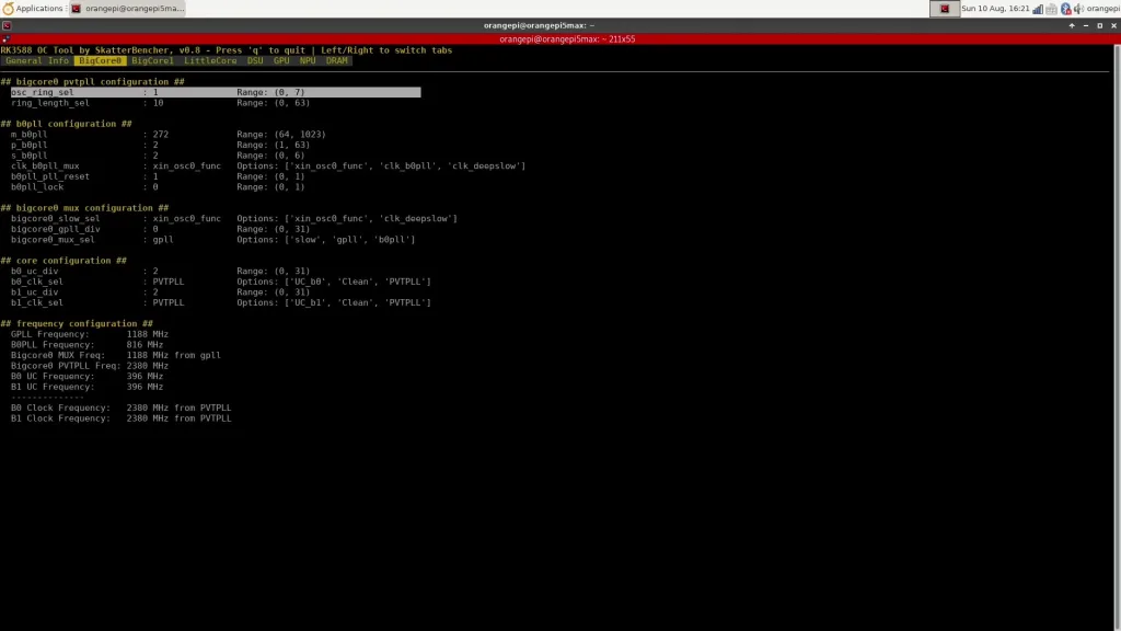 skatterbencher rk3588 oc tool - bigcore0