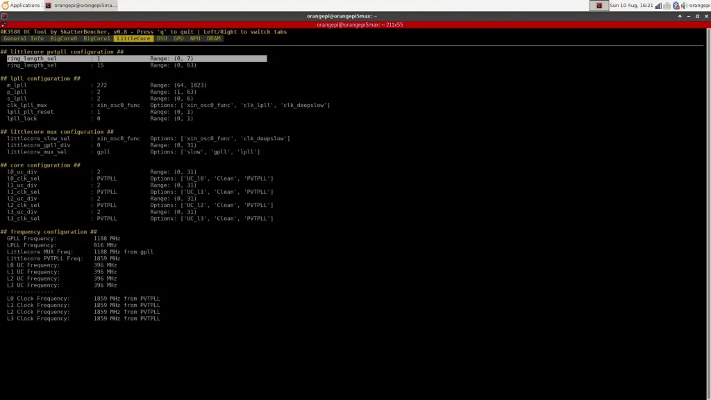 skatterbencher rk3588 oc tool - littlecore