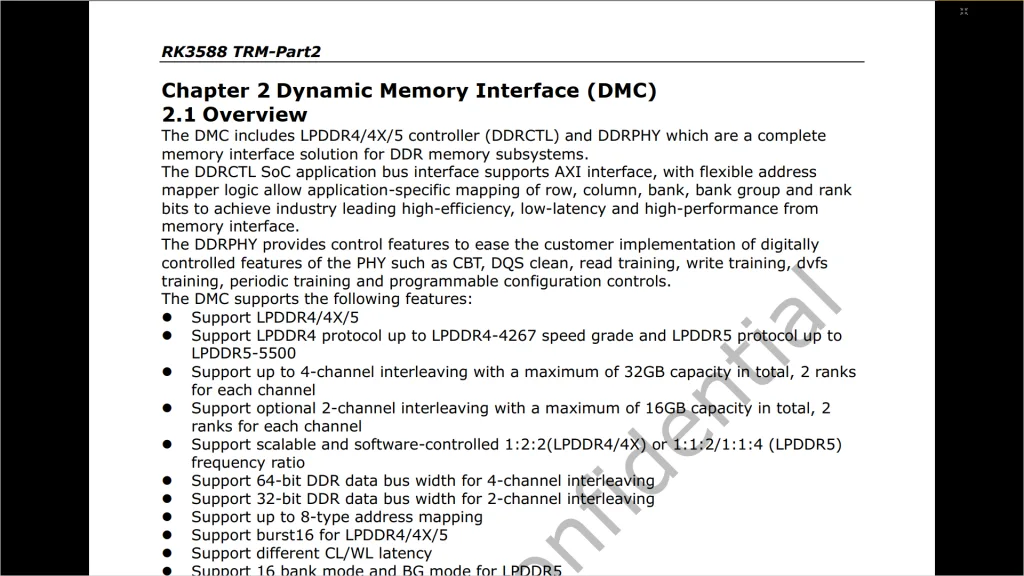 rockchip rk3588 dmc 