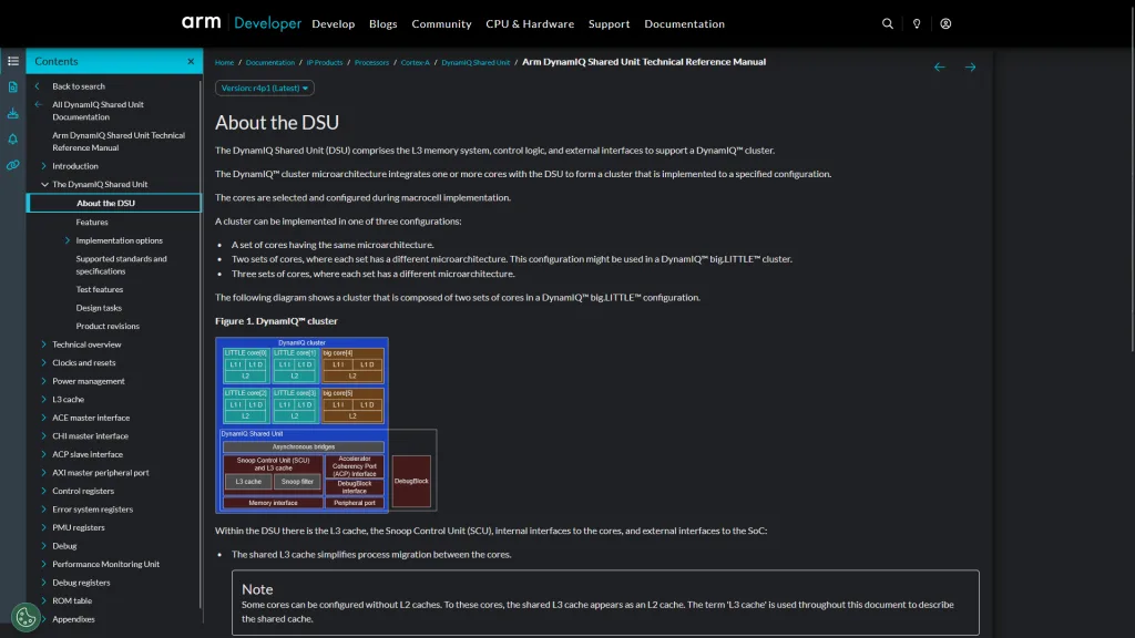 arm dsu dynamiq shared unit