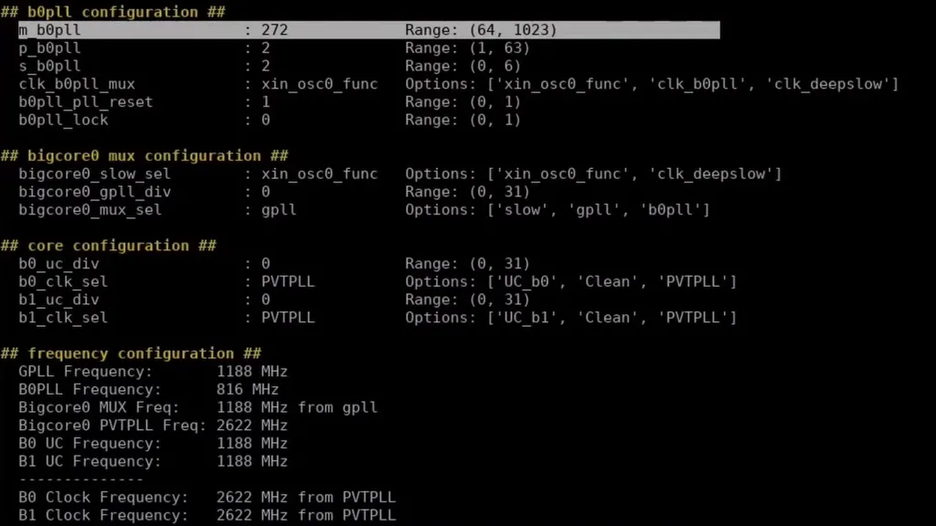 rk3588 oc tool bigcore0