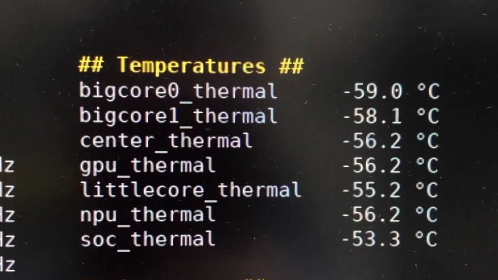 rk3588 temperature sensors work above -60C