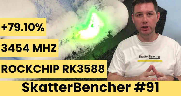skatterbencher #91 rockchip rk3588 extreme overclock to 3454 mhz