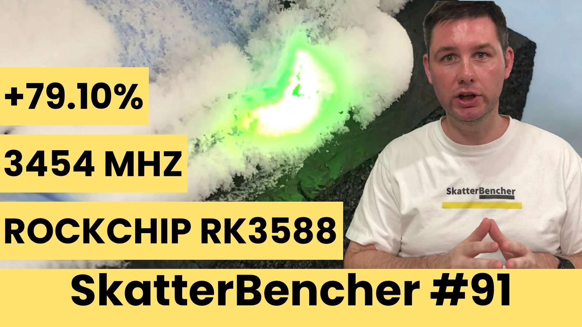 skatterbencher #91 rockchip rk3588 extreme overclock to 3454 mhz
