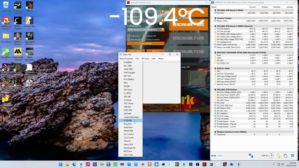 AMD Radeon Graphics extreme overclock 3595 mhz effective clock (full)