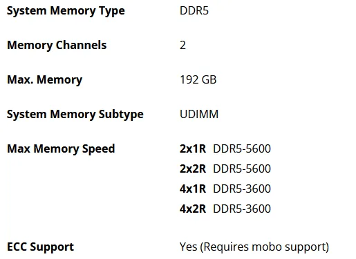 amd ryzen 9000 POR memory frequency