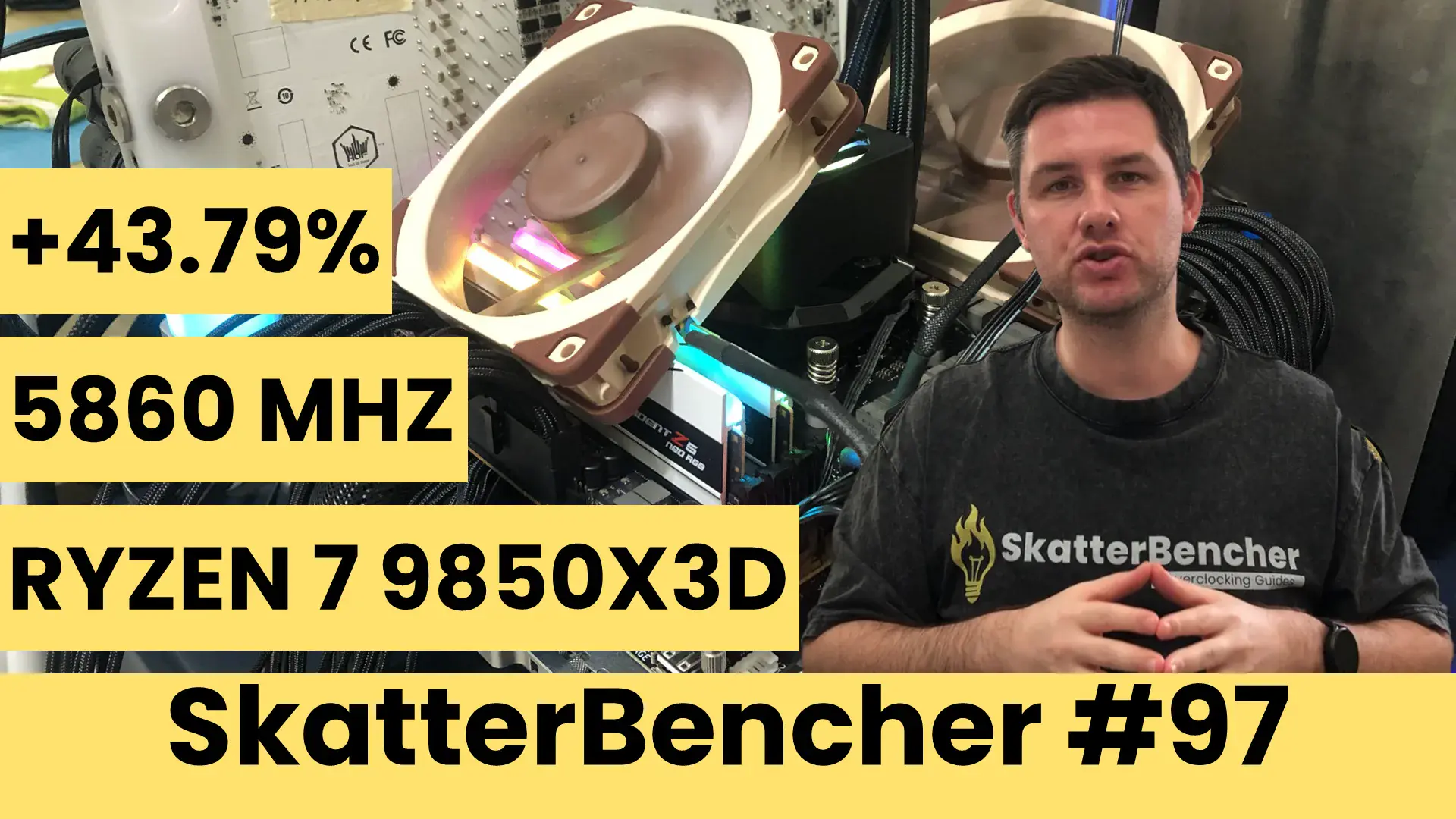 SkatterBencher #97: AMD Ryzen 7 9850X3D