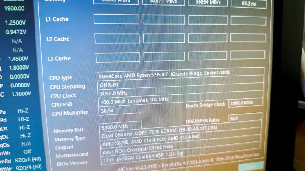 and ryzen 5 9500f gnr-b1 revision