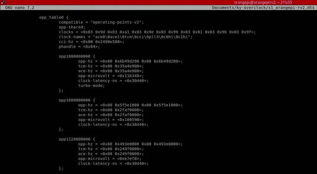 orangepi rv2 dts opp