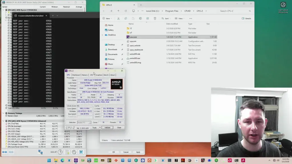 6 ghz 9950x3d2 software