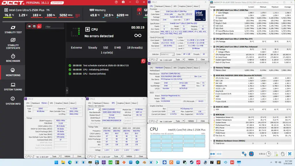 250k plus 200s boost occt sse