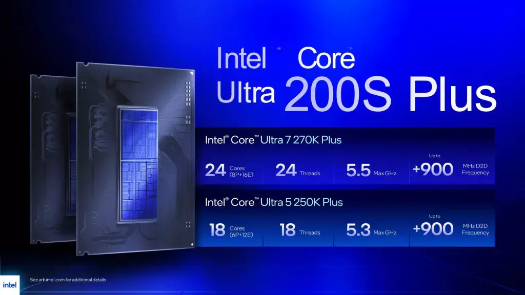 intel core ultra 200s plus cpus